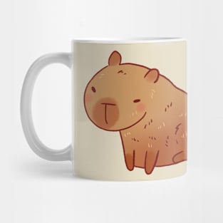 Chunky Capybara illustration Mug